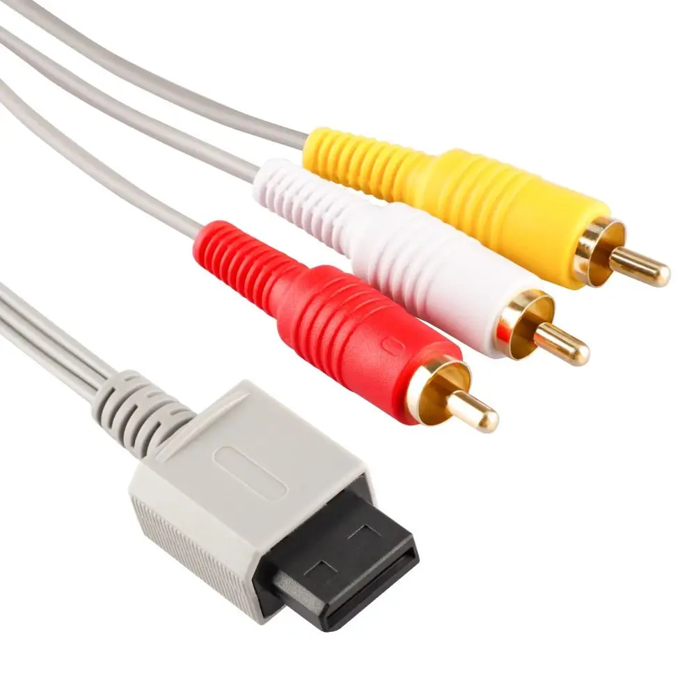 

3 in 1 Audio Video AV Adapter Fast Charging Multifunctional AV Cable for Wii Wii U 1.8m Universal Audio Video TV Connector Cable