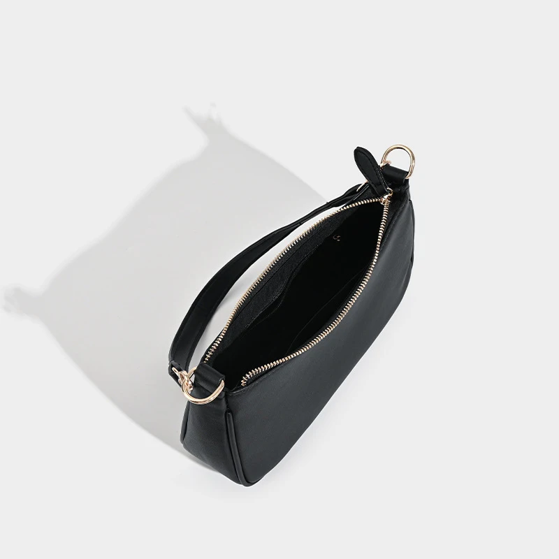 Hobo-Kettenriemen-Umhängetasche, Vintage Leichte Casual Handtasche, Einfarbige Pendler-Arbeits-Reise-Damentasche – Detail 2