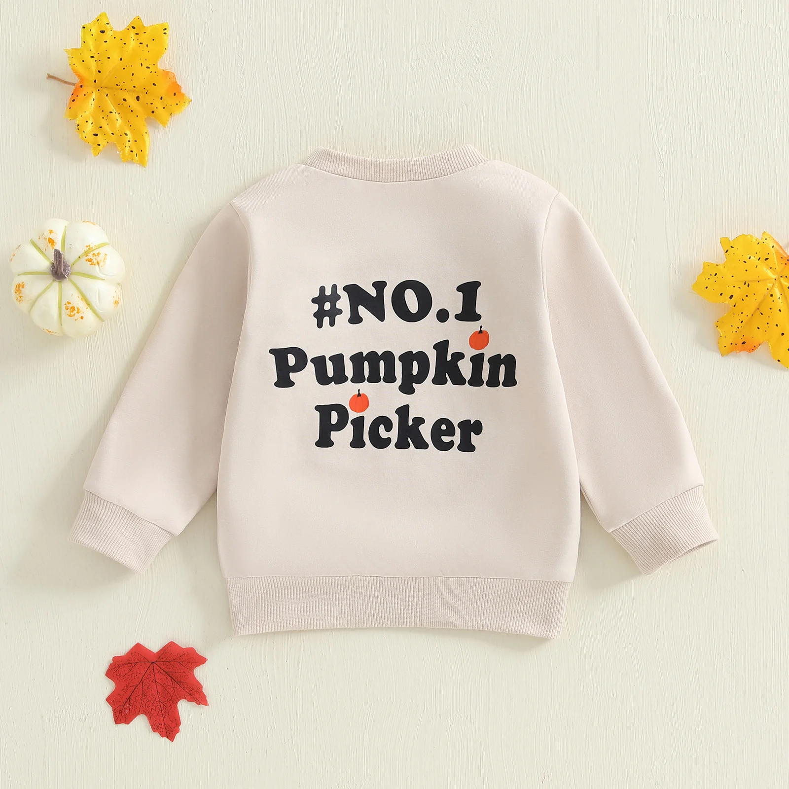 

Baby Boy Girl Halloween Sweatshirt Cute Clothes Casual Letter Print Fall Long Sleeve Pullover Tops for Toddler 1 to 4 Years
