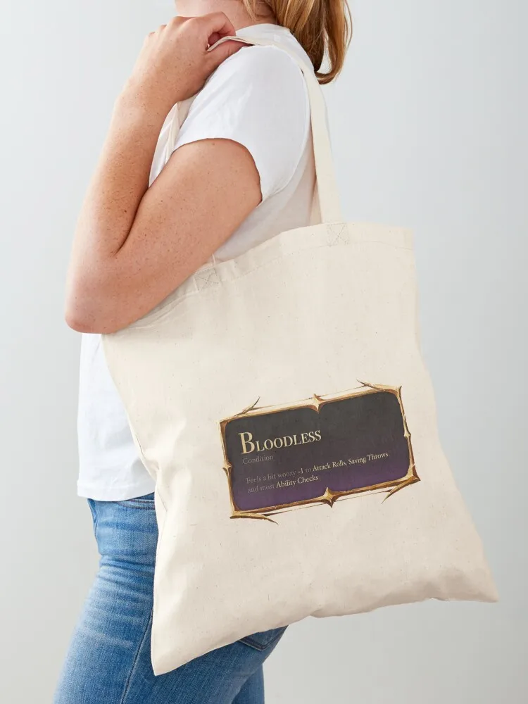 

Bloodless (condition) Tote Bag hand bags Women bags Customizable tote bag Women's beach bags
