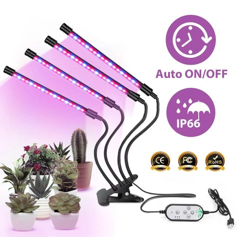 Grow Light Full Spectrum Phytolamp For Plants Light USB Phyto Lamp Led Grow Lamp For Seeding Hydroponics Flowers Tent Box Indoor