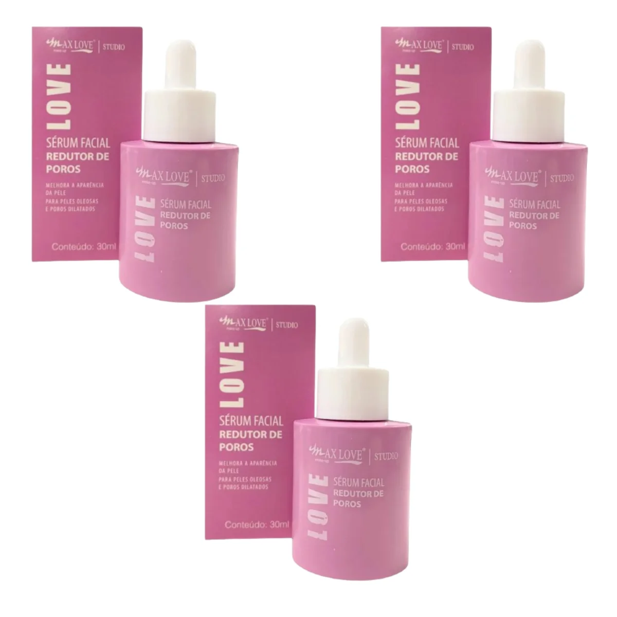 Max Love Studio Pore Reducer Kit With 3 Serums