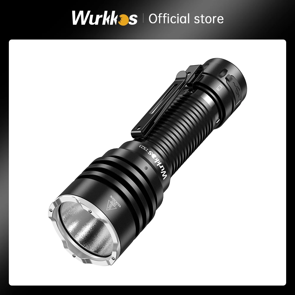 Перезаряжаемый тактический фонарик Wurkkos TS23 21700 XHP70.3 HI светодиодный 5000Lm фонарь IPX8, водонепроницаемый двухрежимный задний переключатель для повседневного использования