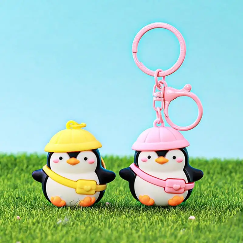 

Милый брелок с изображением пингвина, туристическая шляпа, брелок с пингвином для детей, подарки, креативная школьная сумка, подвески, женская сумка, очаровательные сувениры для вечеринок