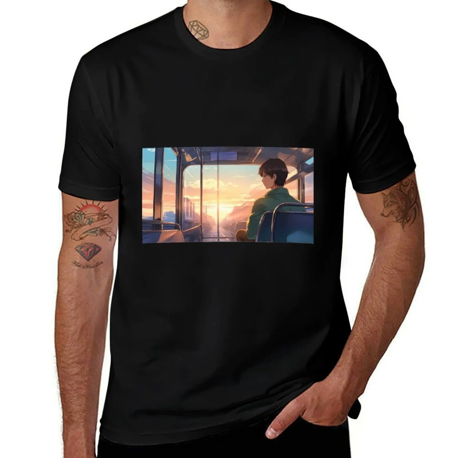 

anime senary T-Shirt custom shirt cotton man t-shirts Louboutins outfits for men