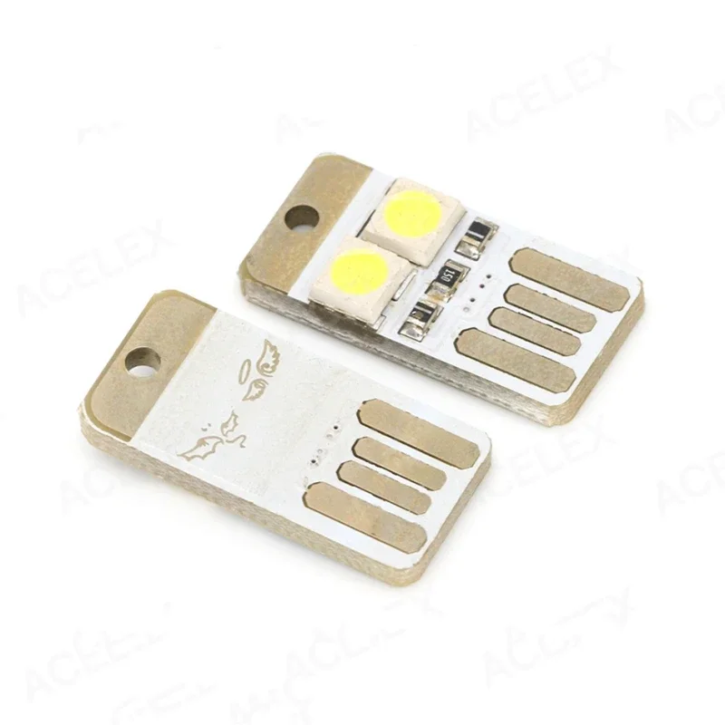 1pc Mobile USB LED Night Light Touch Sensor Switch LED Reading Lamp 5V Pocket Card LED Light For Power Bank Computer Laptop