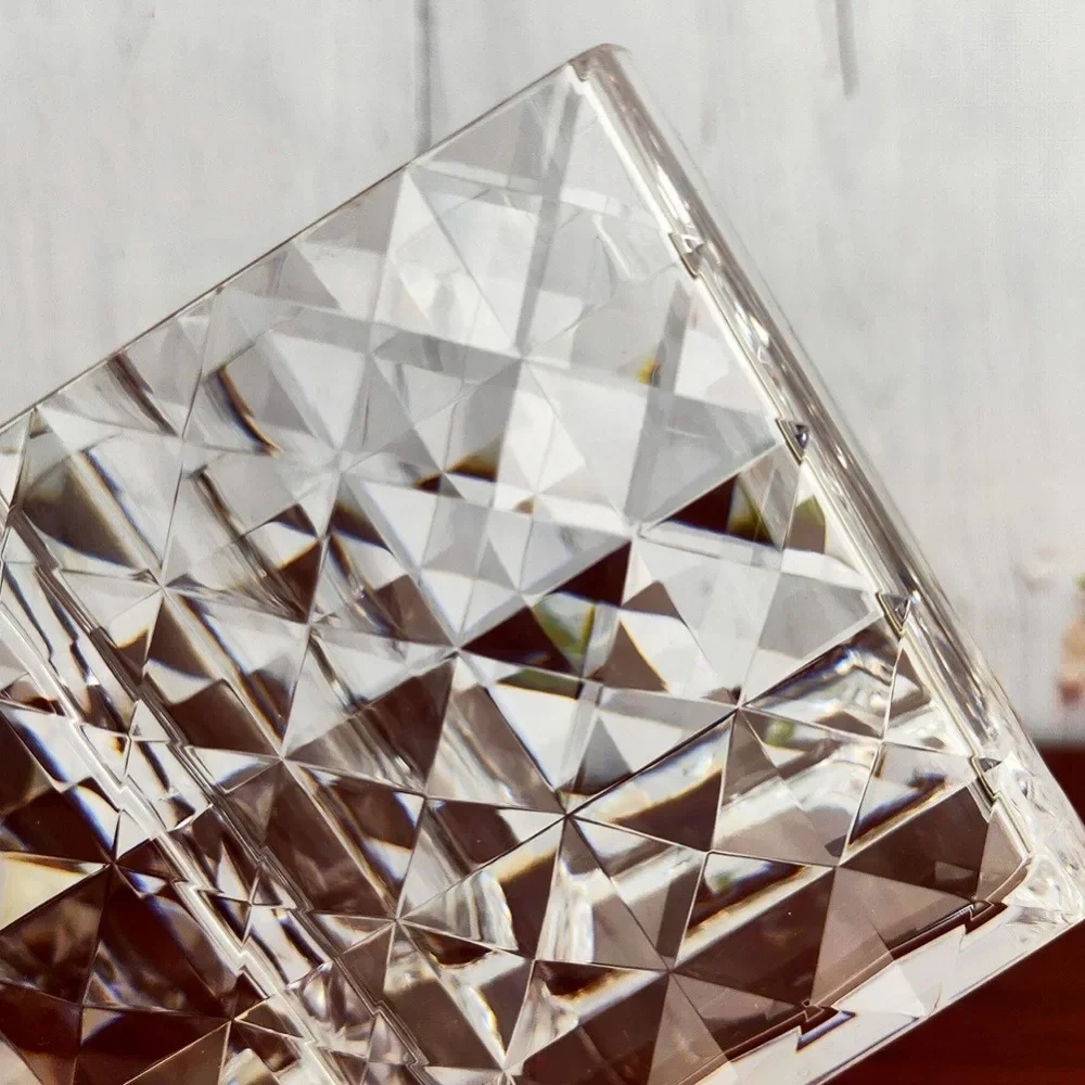 حامل فرشاة مكياج أكريليك شفاف ، منظم مكتب لمستحضرات التجميل ، صندوق تخزين أحمر الشفاه ، 1 روض