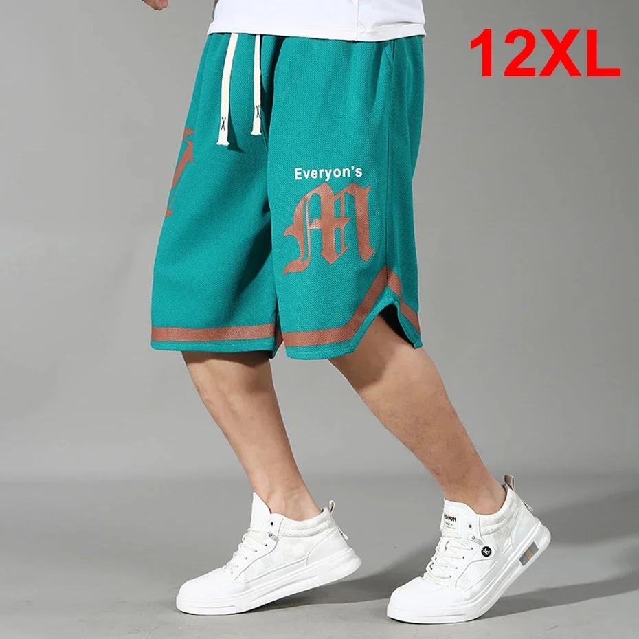 

Summer Shorts Men Plus Size 11XL 12XL Short Pants Fashion Casual Running Male Big Bottom