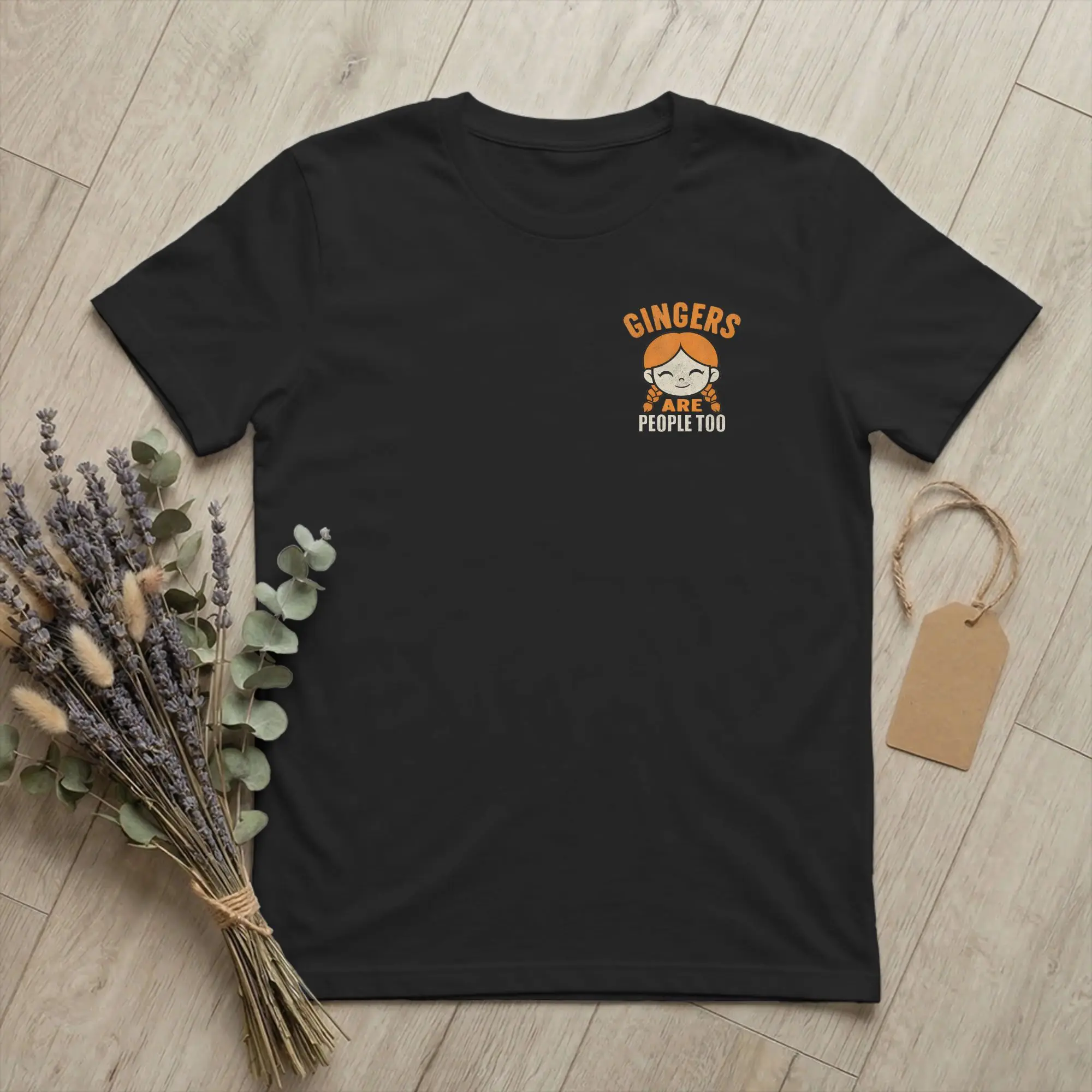 Men's T-Shirt Shrinking Gingers are People Too Novelty Cotton Tee Shirt Short Sleeve Funny T Shirt Crewneck Clothes Plus Size