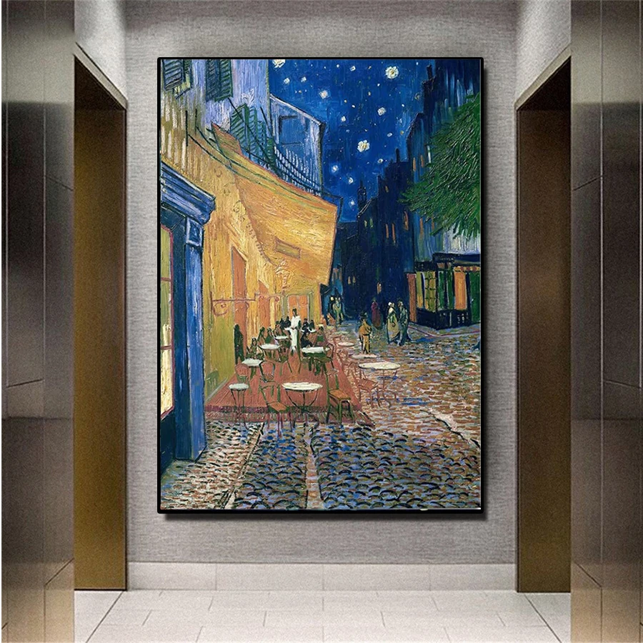 Diamond Mosaic drill Famous Abstract Art Outdoor Restaurant  Cross Stitch Diamond Embroidery Art Painting Decor For Home