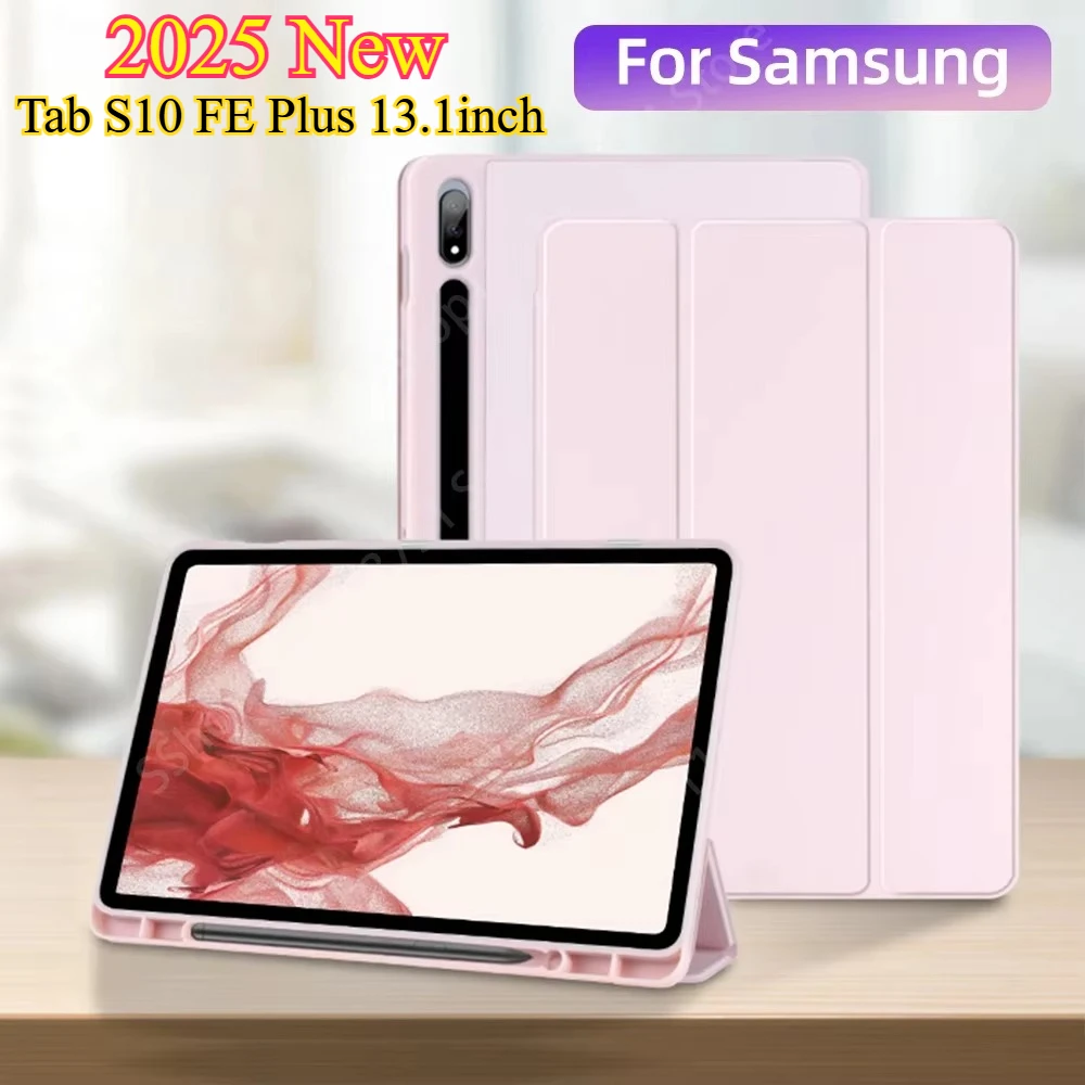 Pop Tablet Cases For Samsung Galaxy Tab S10 Fe Plus 13.1 Inch S10 S9 S8 Ultra S7 S6 Llte A9 + 11 Funda Official Liquid Silicone