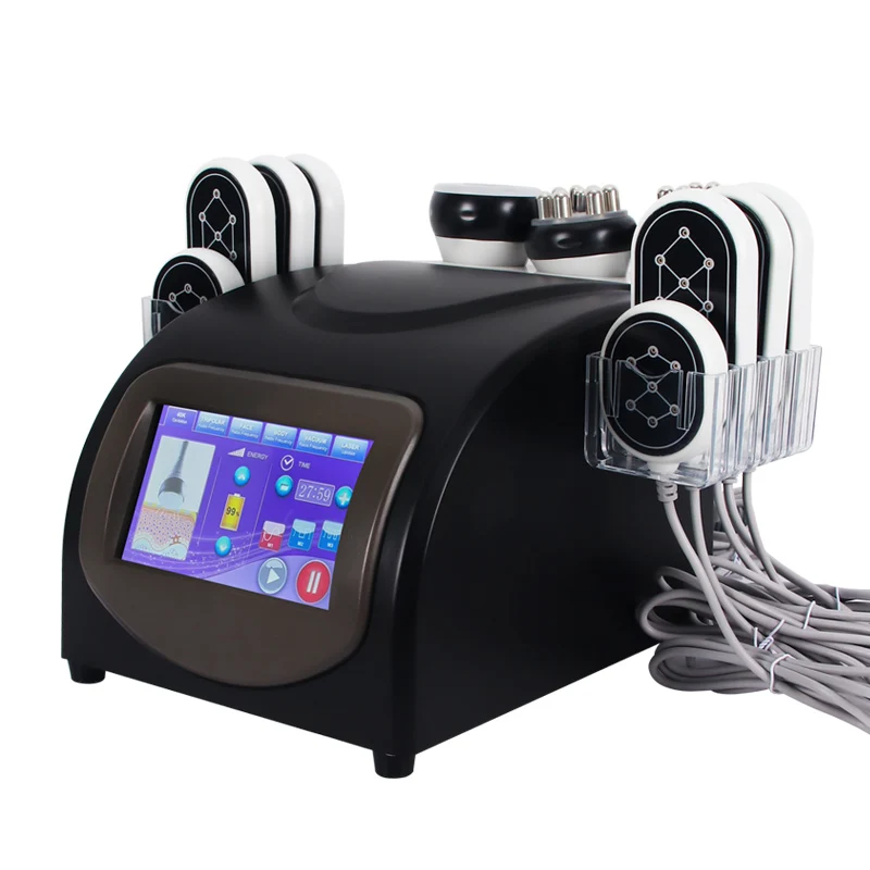 6 in 1 Beauty Body Fat Removal Laser Pad Radiofrequency Fat Burning Machine Slimming Devicei