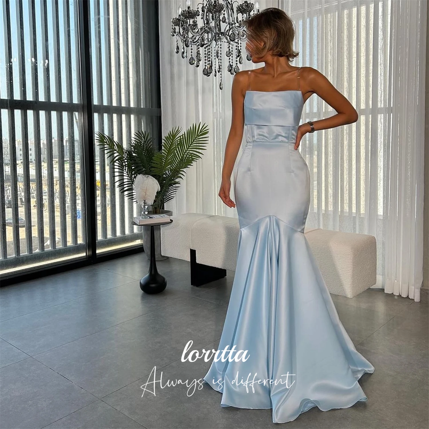 Loretta Aangepaste bruiloftsgast Elegante jurk voor speciale gelegenheden Verjaardagsjurken Luxe 2025, zeemeermin-avondjurken Galajurk