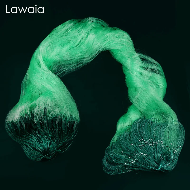 

Рыболовная сеть Lawaia, импортный зеленый шелк, трехслойная липкая сеть, сеть для раковины, рыболовная сеть, поплавковая сеть, рыболовные инструменты