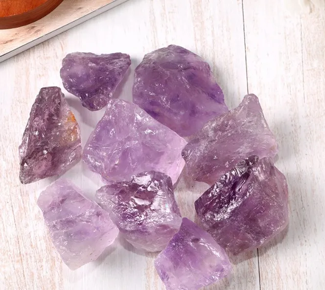 

500g Natural Rough Amethyst Stone Amethyst Crystal Raw Point