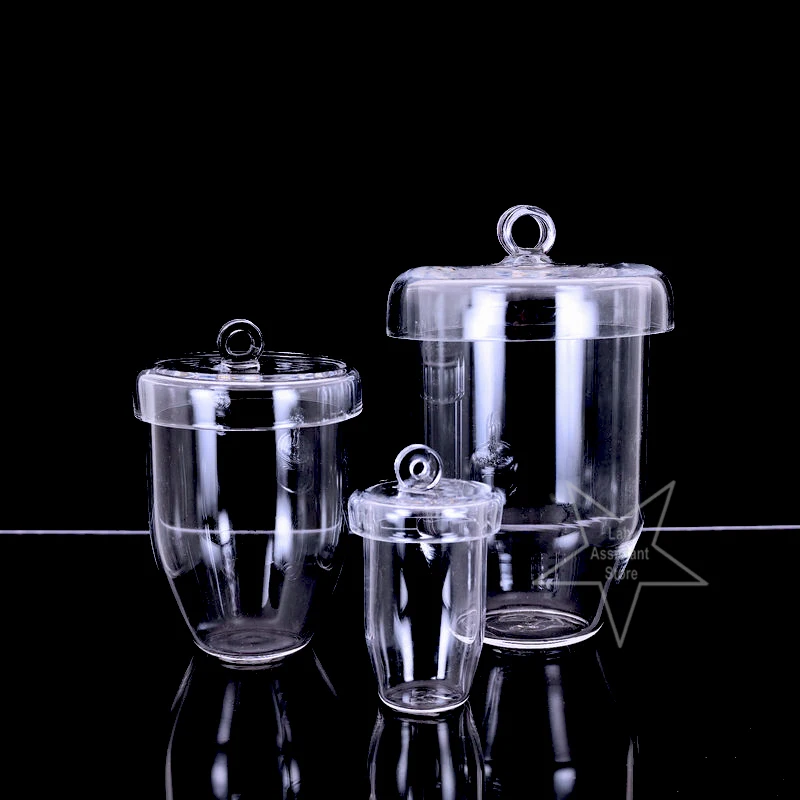 1pcs High Purity and High Temperature Resistance 10/20/30/50/100/150/200/250/300ml  Laboratory Quartz Glass Crucible