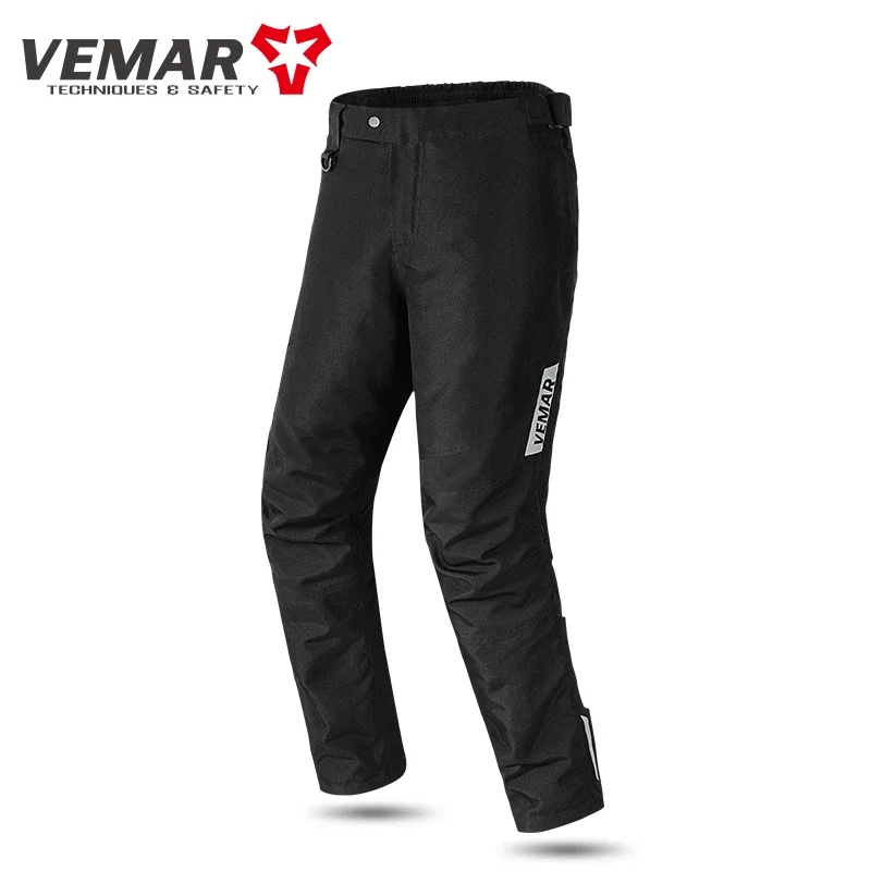 VEMAR-Pantalon à dégagement rapide pour moto, pantalon de motocross résistant au froid, imperméable et coupe-vent, marche et arrêt rapides, hiver chaud