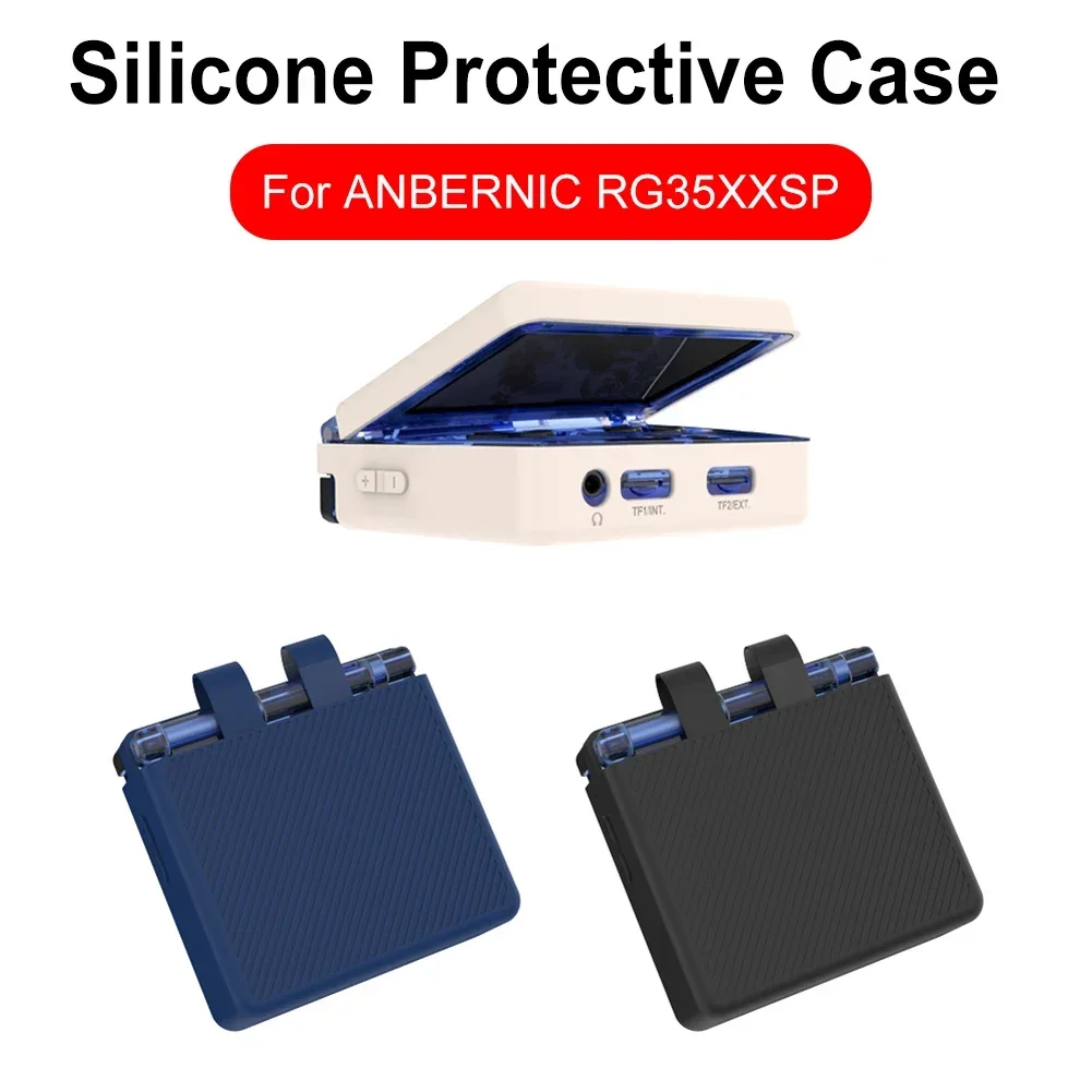 Silicone Case Shockproof Anti-Scratch Protective Case Anti-drop Soft Case Cover Washable Protective Skin for ANBERNIC RG35XXSP