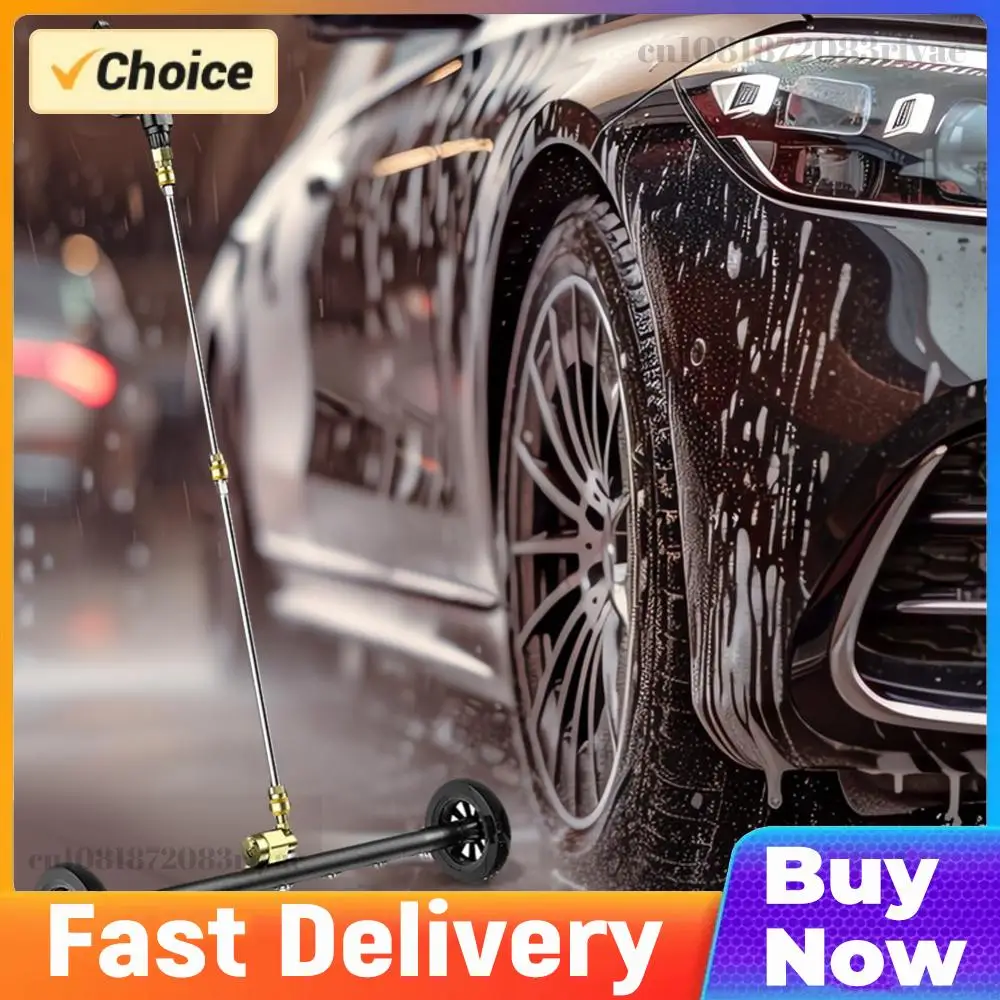 

22-дюймовая высоконапорная водоструйная щетка с быстроразъемным соединением 1/4 дюйма для мойки днища автомобиля и пола, высоконапорная мойка для шасси автомобиля