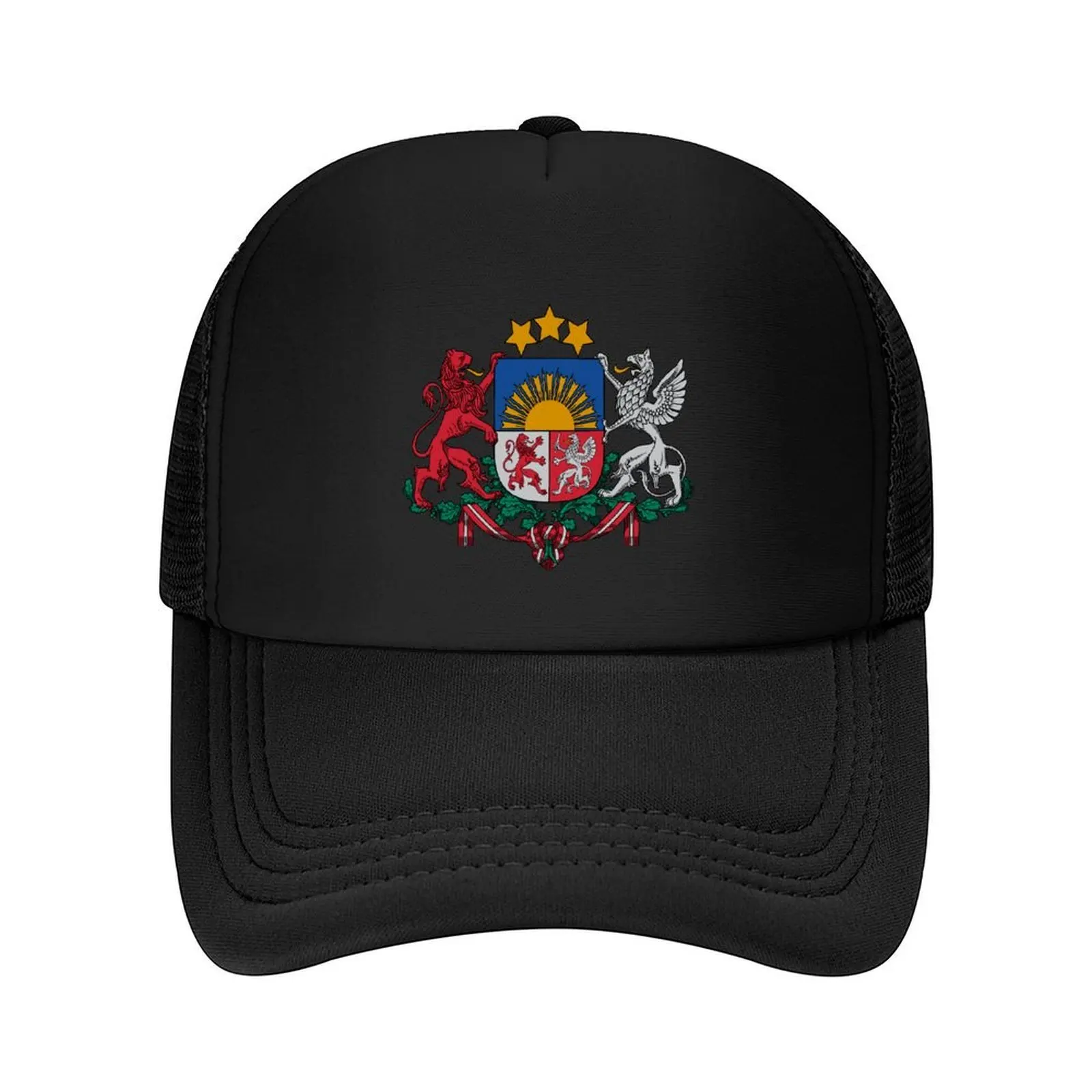 

Coat of arms of Latvia Baseball Cap Military Tactical Cap Luxury Cap fashionable Cosplay Boy Child Women's