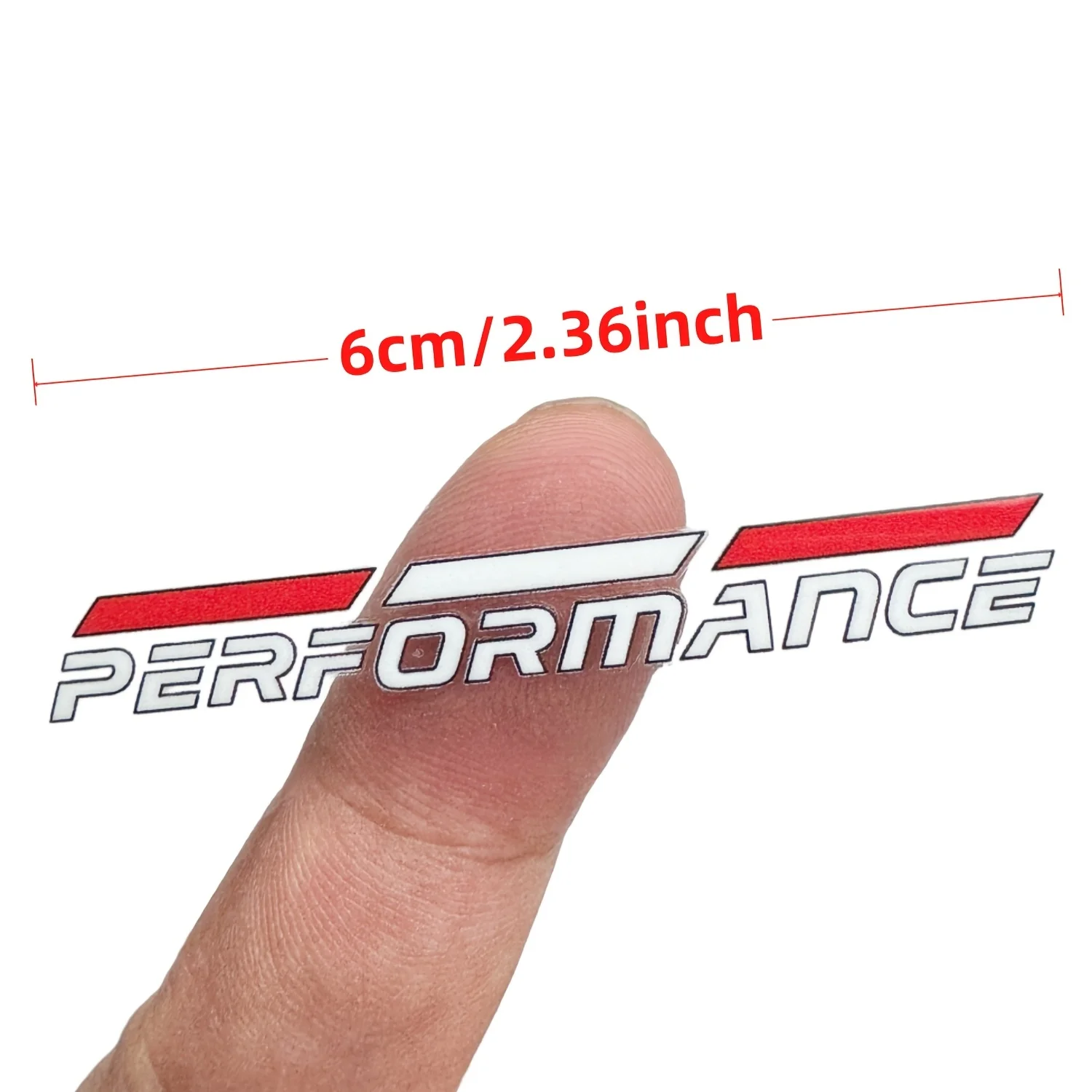 Red White Red Stripe Performance Vinyl Car Decal Sticker Waterproof Self Adhesive Badge For Car Side Window Bumper Motorcycle