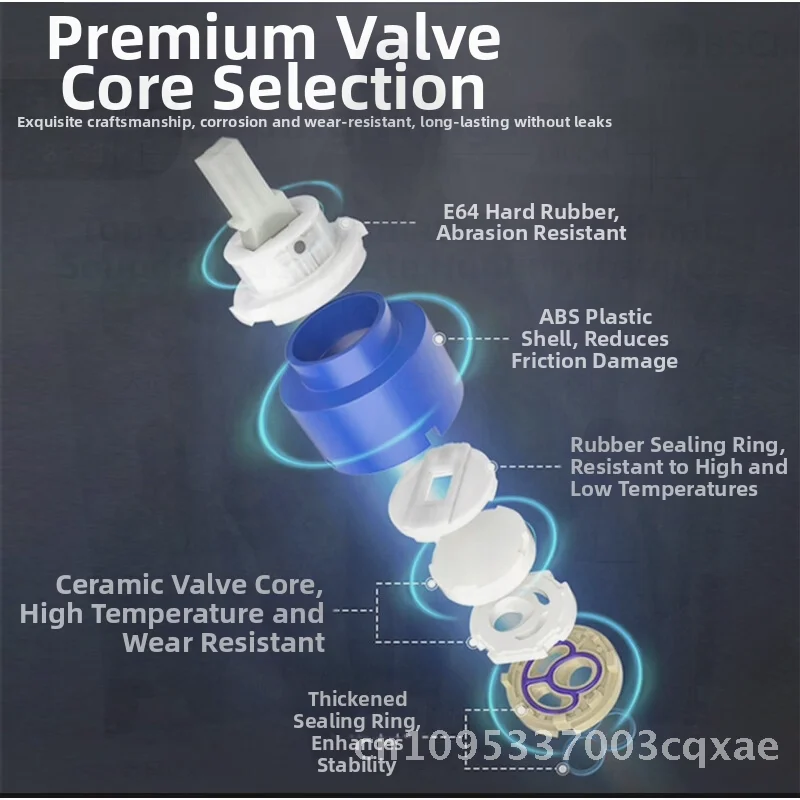 

All Copper Triple Mixing Valve Shower Faucet Hot Cold Water Bath Tub Faucet Wall Mounted Modern Minimalist Design Bathroom