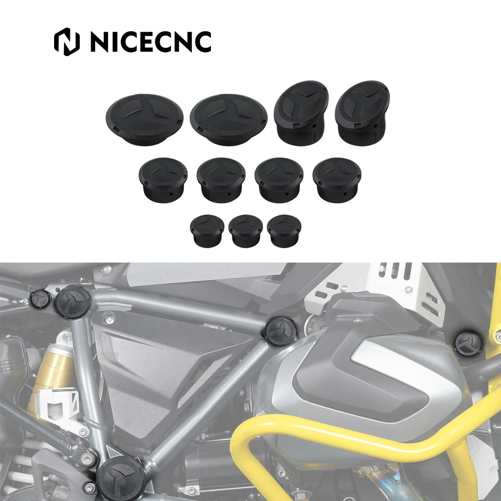 

For BMW R1200GS LC R1250GS R 1200 GS LC Adventure R 1250 GS Adventure 2014-2024 2023 Motorcycle Frame Hole Cover Caps Plug