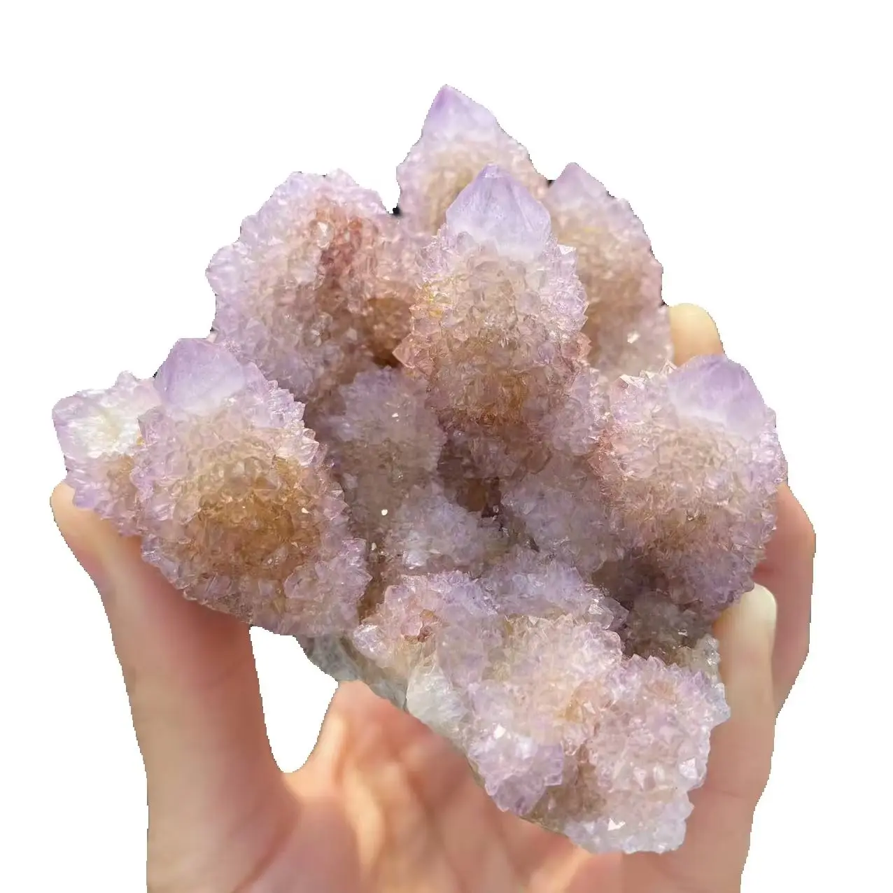 Natural Herkimer diamond  crystal clusters, energy gemstones, soul crystals, meditation, demagnetization, decoration, gift