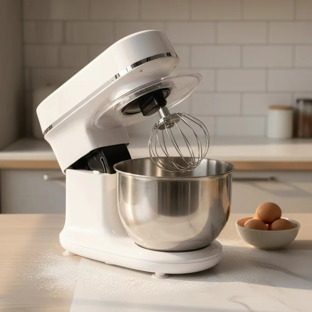 Flour Commercial New 5L Planetary Dough Mixer with Adjustable Speed and High Productivity for Bakery and Pizza