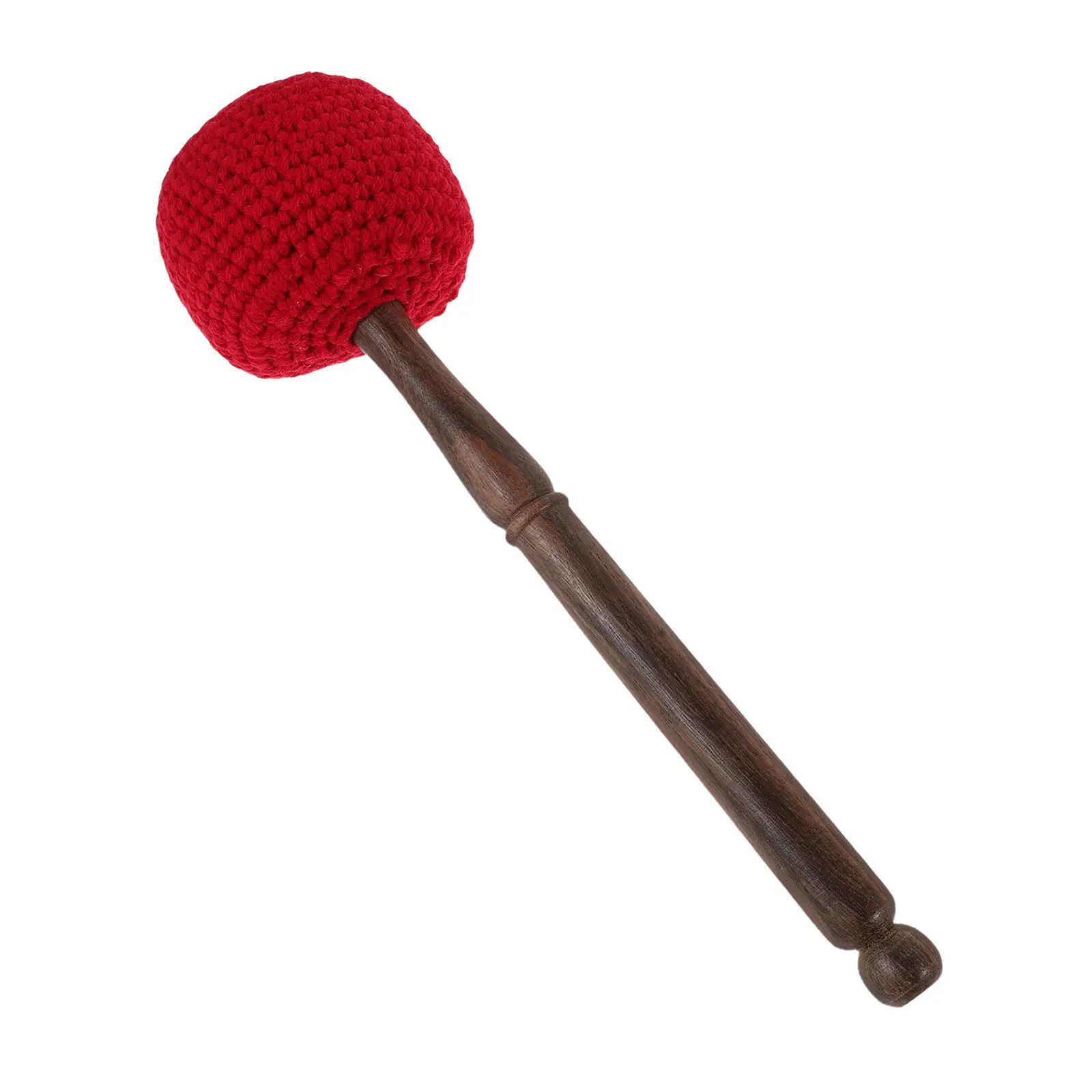 Drum Mallet Wool Felt Head Purple Wood Handle Singing Bowl Mallet Soft Percussion Stick Meditation Yoga Tibetan Singing Bowl