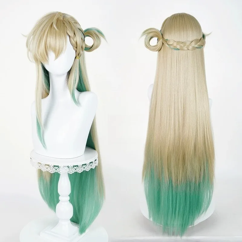 wuthering-waves-linnai-cosplay-perruque-bicolore-degrade-mixte-fibres-moelleuses-cheveux-synthetiques-pour-femme
