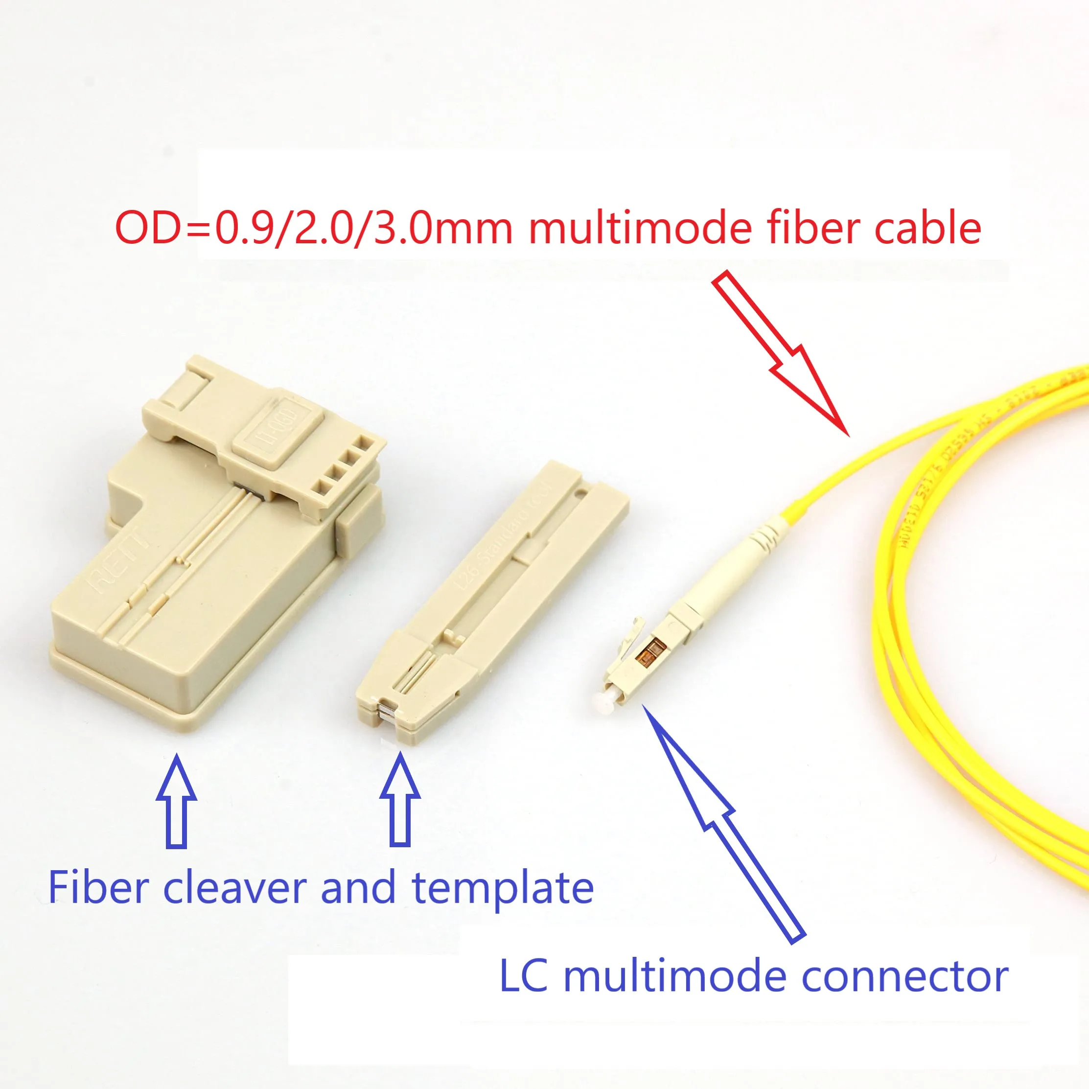 Imagem -06 - Adaptador Rápido dos Conectores da Fibra Ótica do lc Apc para a Rede da Fibra Conectores Rápidos da Fibra Ótica do lc Upc Singlemode Multimodo