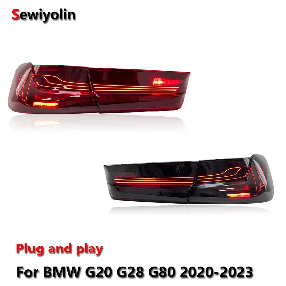 Car LED Taillight Light Assemblies For BMW G20 G28 G80 2020-2023 Auto Fog DRL Brake Turn Signal Lamp Plug and Play