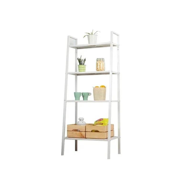 

5 storey corner shelf plant support iron book shelf portable book shelf for living room