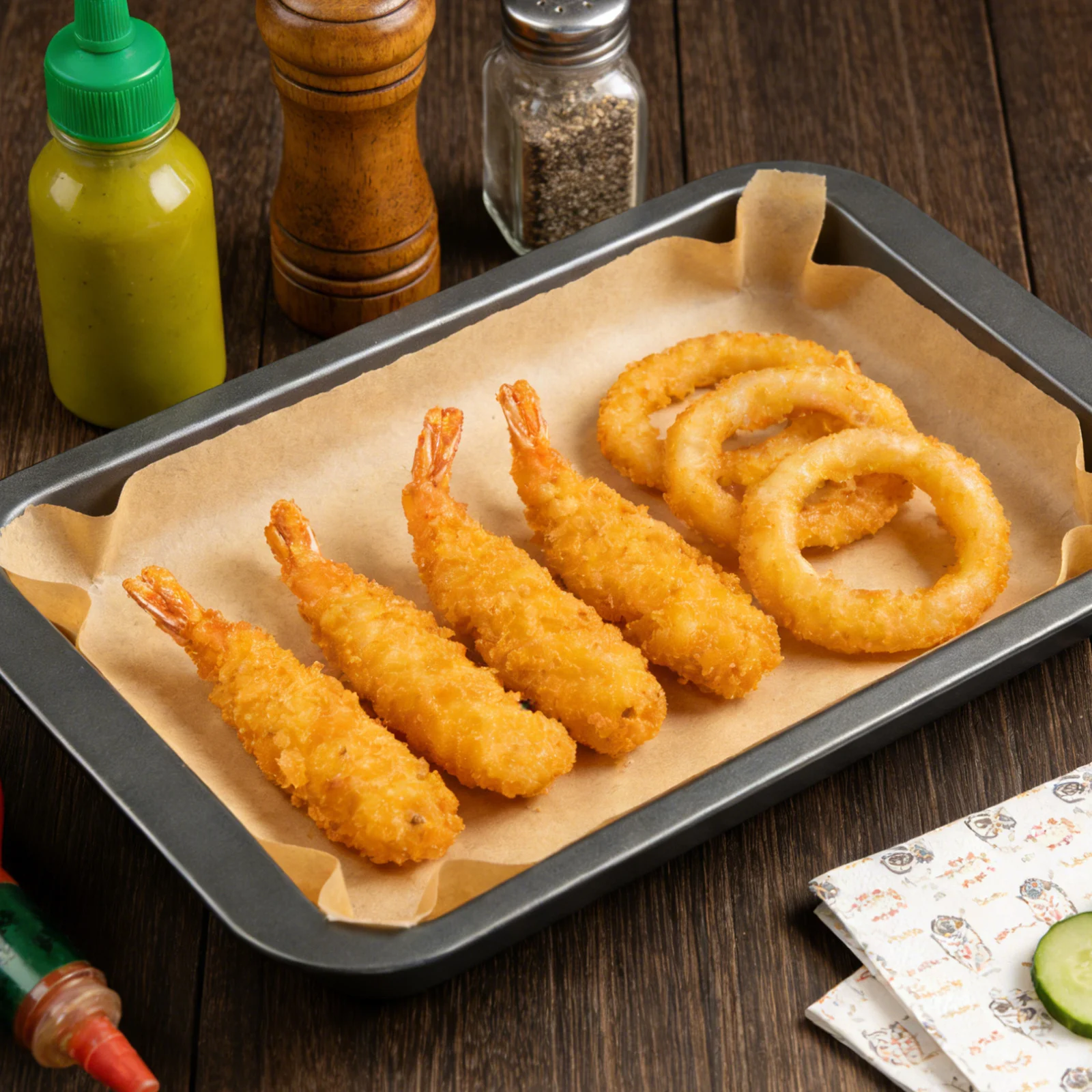 

100Pcs Oilproof Baking Paper Sheets High Temperature Resistant Parchment Paper for Air Fryer Oven Microwave Food Wrapping