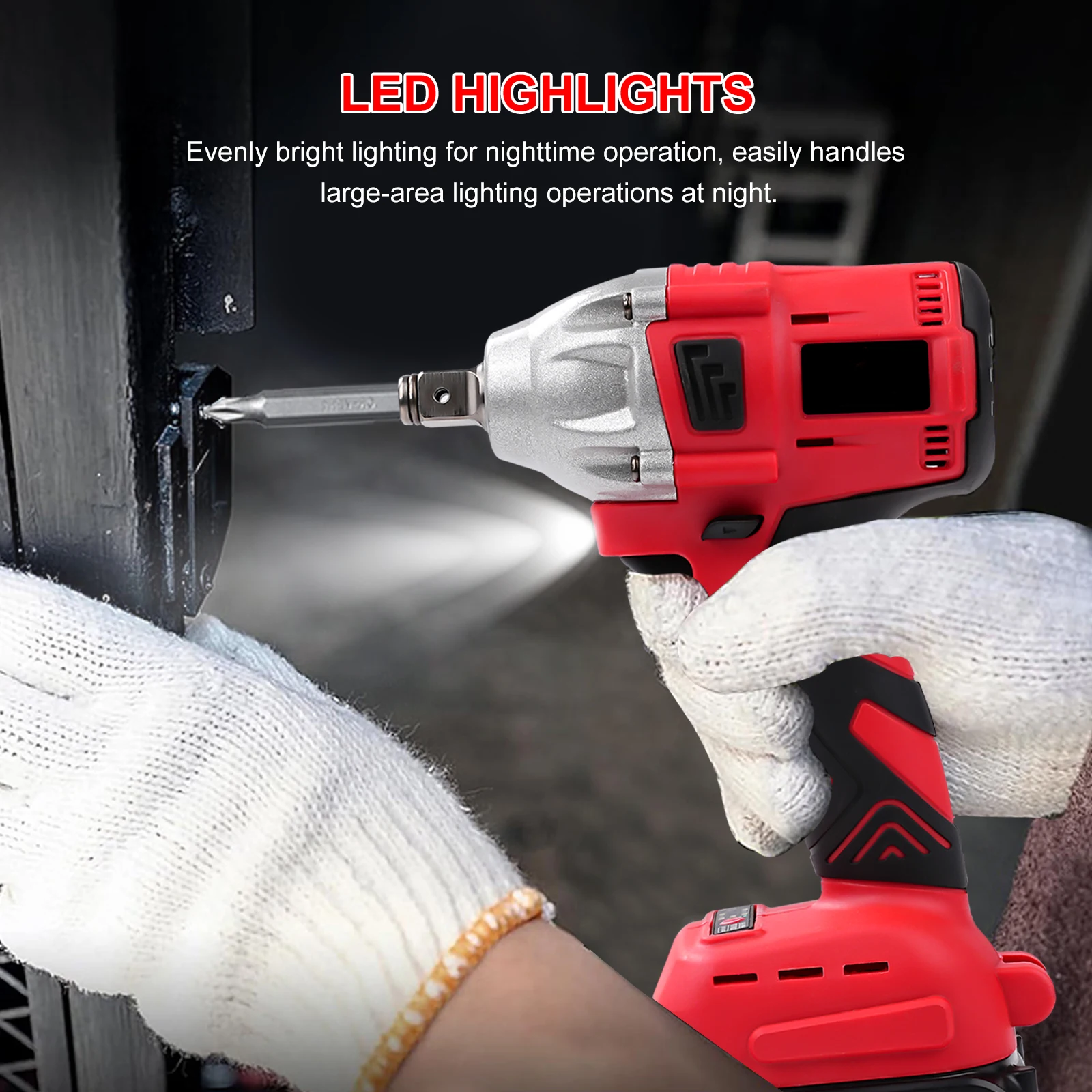 DEWIN Бесщеточный электрический ударный гайковерт 1200N.M Отвертка Аккумуляторный ключ PowerTool для грузовика Makita/Dewalt 18 В Аккумуляторный штифт ЕС