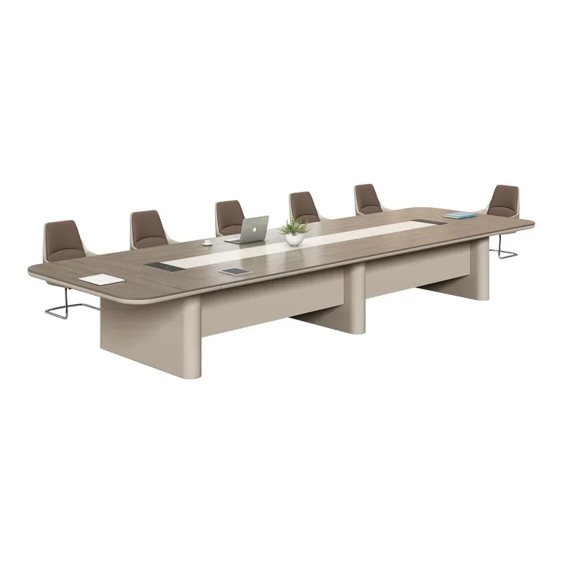 

Large painted conference table, reception desk, minimalist modern negotiation table, minimalist conference room