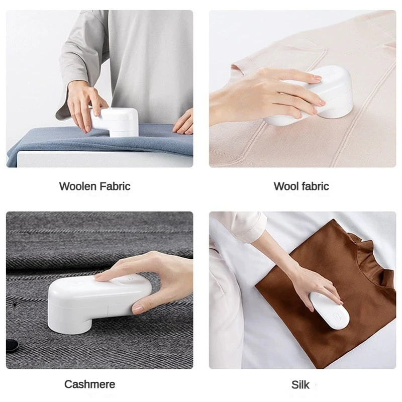 XIAOMI MIJIA Lint Remover สําหรับเสื้อผ้าไฟฟ้าชาร์จผม Trimmer Fluff เสื้อผ้าเสื้อกันหนาวเครื่องโกนหนวด Reels อุปกรณ์กําจัด