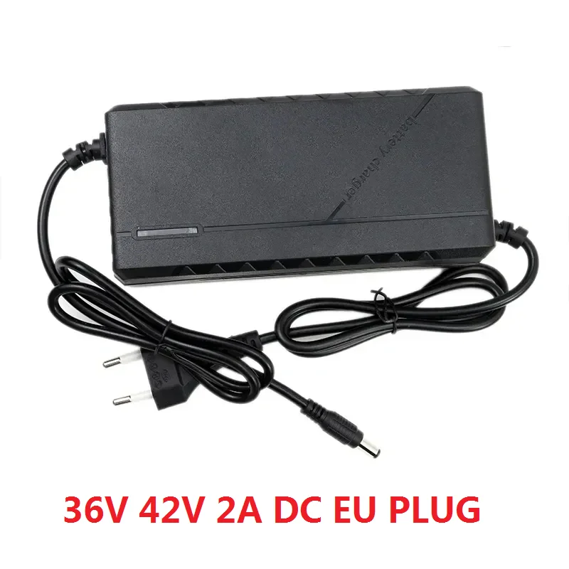 36V 42V / 48V 54,6V 2A / 5A LED-Ladegerät für Lithium-Batterien mit digitaler Anzeige, Netzteiladapter, schnelles Laden mit Kühlventilator