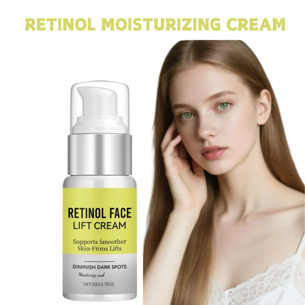 

Увлажняющий крем с ретинолом 50 г: нежное восстановление, укрепление кожного барьера, разглаживание морщин, антивозрастной эффект, глубокое увлажнение для лица