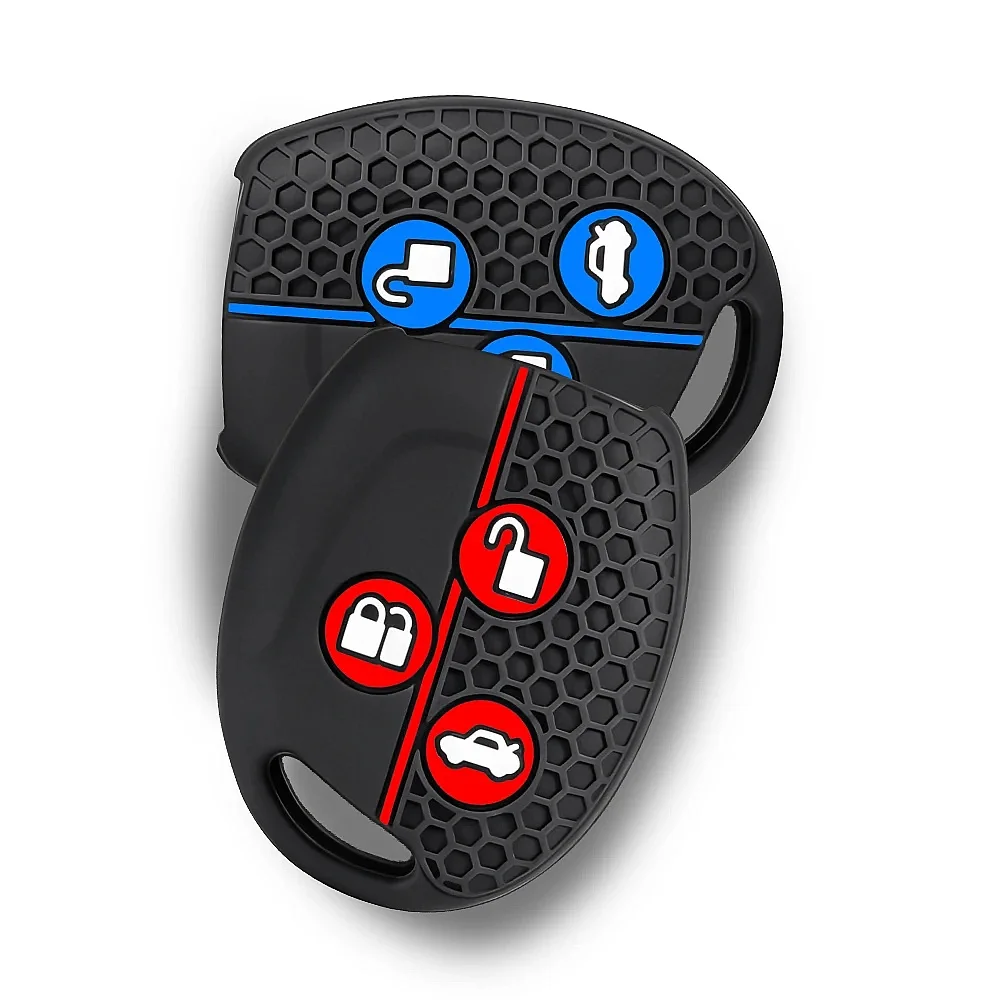 Silicone Car Key Fob Cover For Ford Focus Fiesta Mondeo Transit Galaxy C-Max S-Max Auto Shell