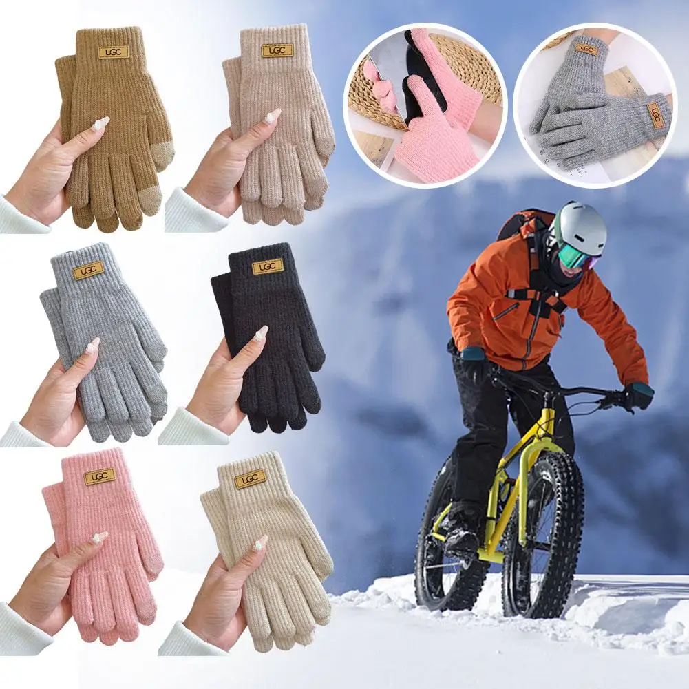 Winter-Thermohandschuhe für Damen und Herren, Motorrad-Fahrhandschuhe für kaltes Wetter, winddichte, isolierte Touchscreen-Handschuhe