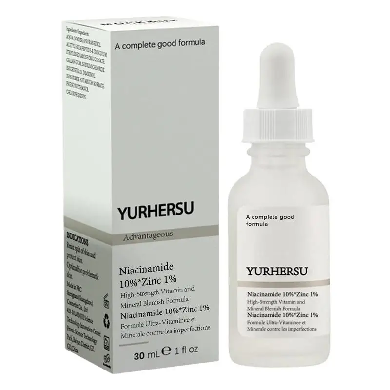 30Ml Niacinamide 10% Zink 1% Hydraterende Verhelderende Gezichtssence Niacinamide Serum Niacinamide Hyaluronzuur Gezichtsserum