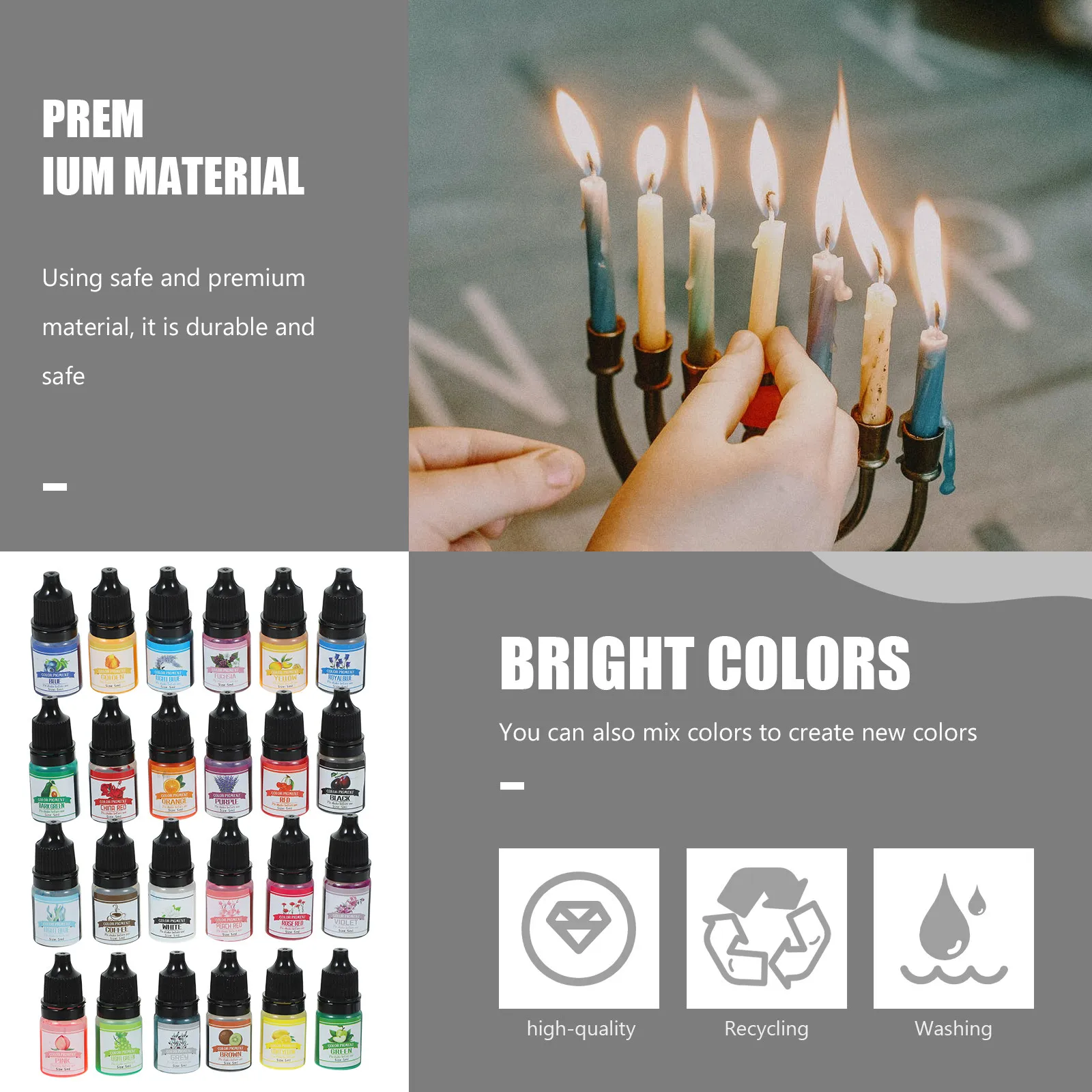 

Ароматизированные красители для мыловарения, эпоксидной смолы, жидкий пигмент для домашнего творчества, ароматических свечей, яркие оттенки