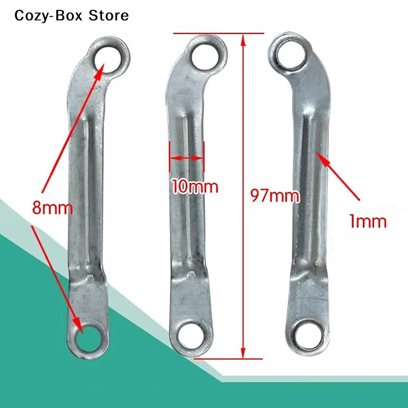 [ZY]5Pcs Electric Fan Rocker Rod Shaking Head Iron Connecting Replacement Parts Lighting Accessories Floor Fan Pull Rod[ZY]