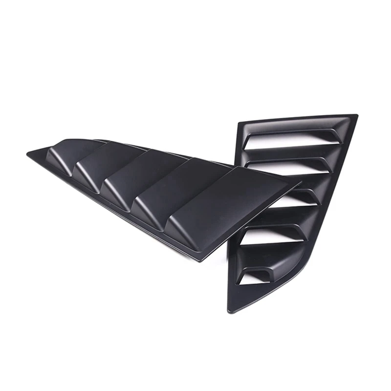 Car Rear Side Window Louvers For Chevrolet Corvette C7 2014-2019 Triangular Window Glass Blinds