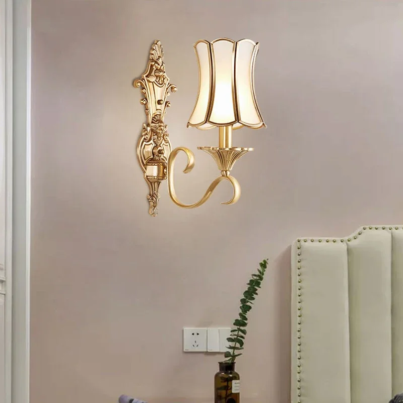 ABEL Modern LED Wall Lamp Creative Design Brass Sconce Light for Home Living Room Corridor Decor