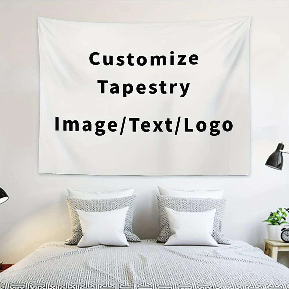 Personalisierter Wandteppich mit Eigenem Foto, Wandbehang für Schlafzimmer, Wohnzimmer & Studentenwohnheim, Moderne Wohnkunst – Detail 1