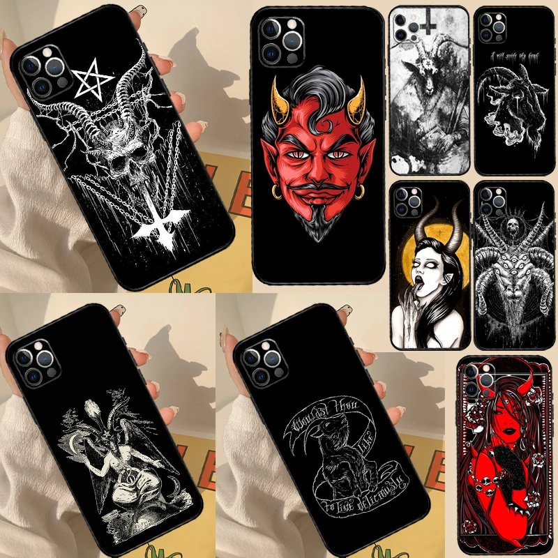 Custodia per telefono Devil Satan per Samsung Galaxy S24 S25 Ultra S20 S21 S22 S23 Plus S9 S10 S24 FE Cover posteriore