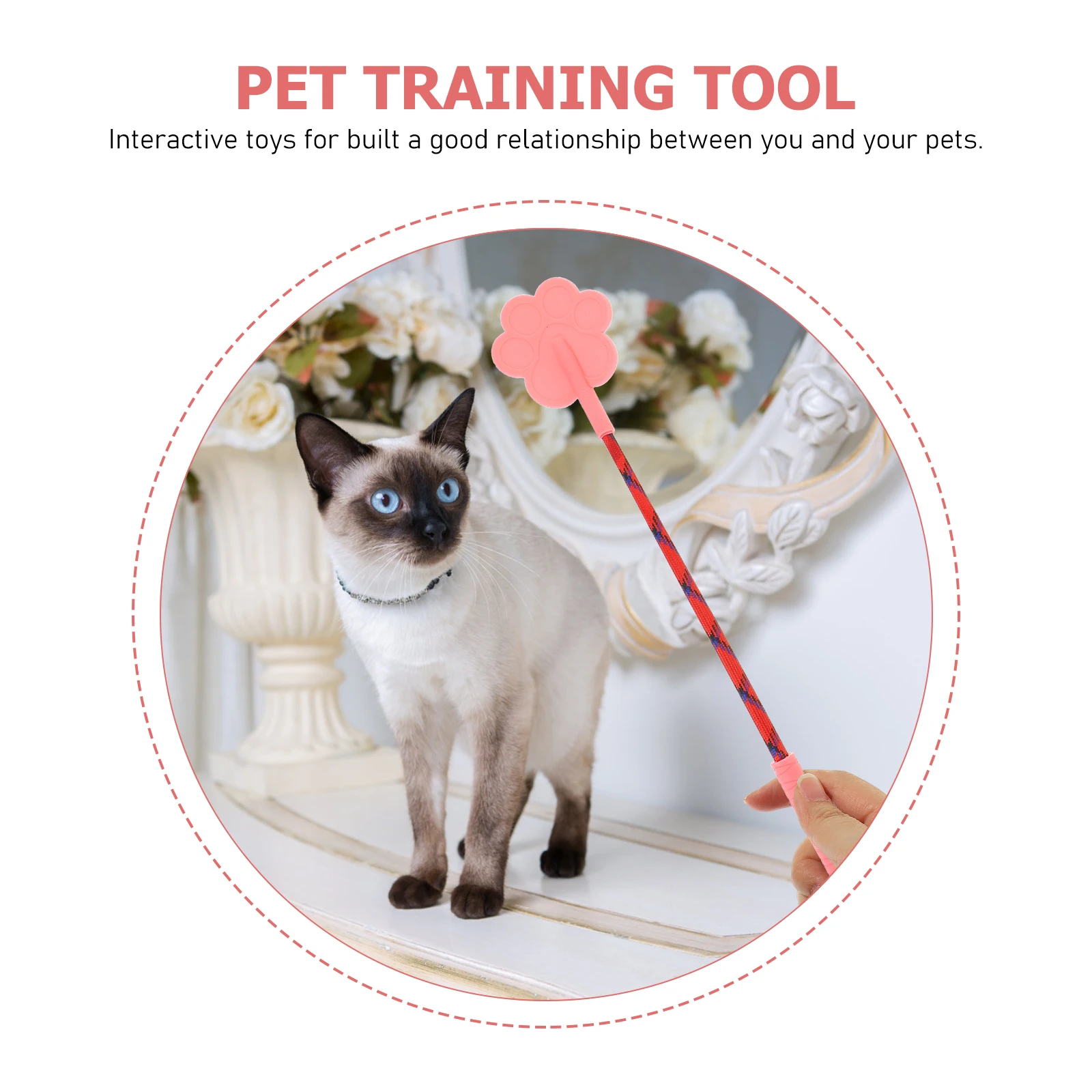 

2pcs Dog Pet Tool Puppy Training Stick Trainers Pat Dog Training Aids Pet Accessory Assorted Color Durable Lightweight